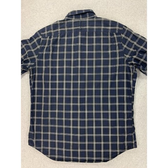 Banana Republic Classic Fit Long Sleeve Button Down Shirt (Men's XL) Blue - Picture 11 of 12
